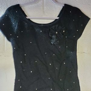 Twiggy M blingy black sweater